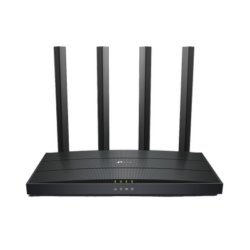 Router WiFi 6 AX 1500Mbps / MU-MIMO 2X2 y OFDMA / 1 Puerto WAN 10/100/1000 Mbps / 3 Puertos LAN 10/100/1000 Mbps / 4 Antenas / Conexión Inalámbrica OneMesh