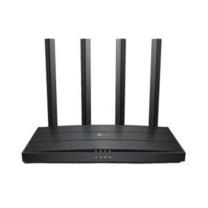 Router WiFi 6 AX 1500Mbps / MU-MIMO 2X2 y OFDMA / 1 Puerto WAN 10/100/1000 Mbps / 3 Puertos LAN 10/100/1000 Mbps / 4 Antenas / Conexión Inalámbrica OneMesh