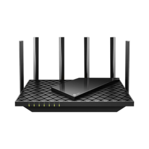 Router WiFi 6 Doble Banda / AX5400 MU-MIMO 4X4 y OFDMA / 1 puerto WAN 10/100/1000 Mbps / 4 puertos LAN 10/100/1000 Mbps / 1 puerto USB 3.0 /  6 potentes antenas / Administración App (Tether) o Página web / Protección HomeShield