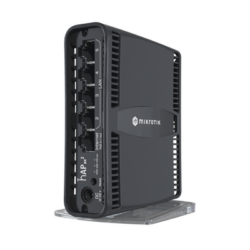 (hAP ax2) Router inalámbrico Wi-Fi 6 160mW de Potencia, 5 puertos gigabit, Port 1 PoE in/out