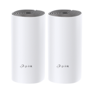 Kit de Router inalámbrico mesh Deco E4 para Hogar / Doble banda AC 1200  / 2 puertos 10/100 Mbps / Compatible con amazon alexa.