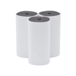 Kit de Router inalámbrico mesh Deco E4 para Hogar / Doble banda AC 1200  / 2 puertos 10/100 Mbps / Compatible con amazon alexa.