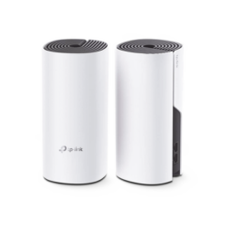 KIT 2 Routers Inalámbricos MESH Interior para Hogar / Doble Banda Wi-Fi 5 AC1200 Mbps / 2 Puerto Gigabit WAN/LAN / 2 Antenas Internas / Administración Mediante la App Deco (iOS, Android)