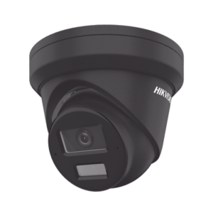 [Dual Light + 2 Micrófonos de Doble Matriz] Turret IP 4 Megapixel / Color Negro / Lente 2.8 mm / 30 mts Luz Blanca + 30 mts IR / ACUSENSE / Exterior IP67 / WDR 120 dB / PoE / ONVIF / Micro SD / Metal / ACUSEARCH