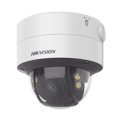 Domo IP 4 Megapixel / Imagen a Color 24/7 / Lente 3.6 - 9 mm / Luz Blanca 40 mts / WDR 130 dB / Exterior IP67 / IK10 / Captura Facial / ACUSENSE / MicroSD / ACUSEARCH