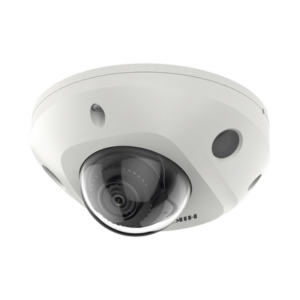 Mini Domo IP 4 Megapixel / Lente 2.8 mm / 30mts IR EXIR / Micrófono Integrado / Exterior IP67 / IK08 / PoE / DARKFIGHTER / Alarmas y Audio I/O / ONVIF / Micro SD / 4 Analíticos: AcuSense, Deteccion Facial, Conteo de Personas por Cruce y Zona