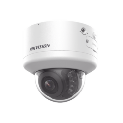 Domo IP 4 Megapixel / Lente Mot. 2.7 a 13.5 mm / Dual Light (40 mts IR + 40 mts Luz Blanca / Exterior IP66 / IK10 / Audio y Alarma I/O / PoE+ / ONVIF / Micro SD / 4 Analíticos: AcuSense, Deteccion Facial, Conteo de Personas por Cruce y Zona