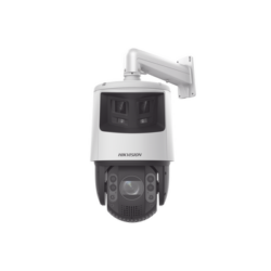 [TandemVu] PTZ IP 4 Megapixel con Cámara Panoramica 6 Megapixel / 32X Zoom / 200 mts IR / 30 mts Luz Blanca / ACUSENSE / IP66 / Alerta Audible y Luz Estroboscopica / Autoseguimiento / Hi-PoE / Alarmas I/O / Ultra Baja Iluminación / Micro SD