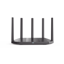 Router Inalámbrico / Wifi 6 / Hasta 1800 Mbps / MESH / Doble Banda AC (2.4 GHz y 5 GHz) / 4 Puertos 1000 Mbps /  5 Antenas Omnidireccional / Interior / Beamforming Optimizado /  Administración Gratuita desde la Nube