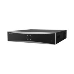 NVR 12 Megapixel (4K) / 32 Canales IP / Reconocimiento Facial / AcuSense (Evita Falsas Alarmas) / 8 Bahías de Disco Duro / 2 HDMI en 4K / Alarmas I/O