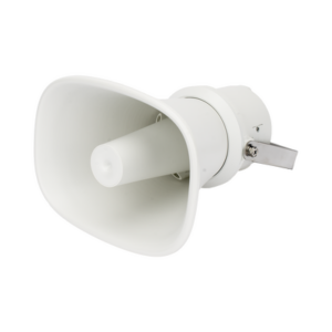 Altavoz IP Tipo Trompeta | 25 Watts | 24VCD | Integración con Hik-Central Professional | Reproducción de Audio vía Red | IP67 | Metal | compatible con Hik-Connect