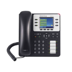 Teléfono IP Empresarial de 3 Líneas con 4 teclas de función, 8 teclas de extensión BLF y conferencia de 4 vías. PoE