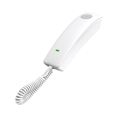 Teléfono IP profesional para Hotelería, montaje en pared, teclado numérico estándar, conferencia de 3 vías, Opus y PoE.