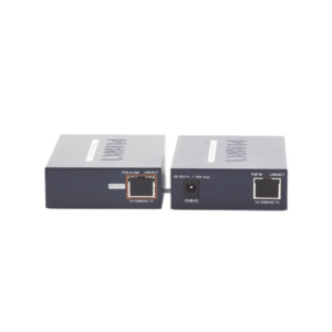 Kit Transmisor y Receptor PoE de Largo Alcance Sobre Coaxial Hasta 1 km