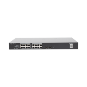 Switch PoE+ No Administrable, Hasta 247 Watts, con 18 Puertos Gigabit PoE+ y 2 Uplinks SFP 1G, Visible en la Topología