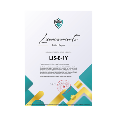 Paquete Licencia 1 año (5 en 1), para Funciones Avanzadas Firewall modelo Z3200 series