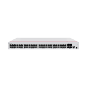 Switch de Acceso Gigabit Administrable PoE Capa 2 / 48 puertos 10/100/1000 Mbps (PoE) / 4 Puertos 1GE SFP Uplink / ERPS / IMGP Snooping / DHCP Snooping / PoE Perpetuo / 380W / Administración Nube Gratis