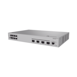 Switch de acceso eKit Administrable / Capa 2 / 8 Puertos PoE+ Gigabit + 4 SFP + Puerto Consola / PoE Perpetuo / Presupuesto PoE 125 W / Sin licenciamiento