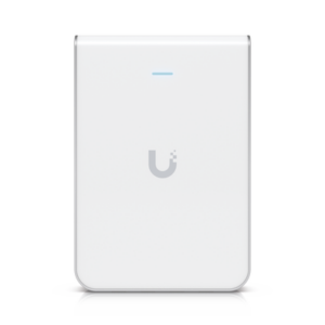 Access Point UniFi U6 In Wall/Montaje p/pared, WIFI 6 2.4 Y 5 Ghz, hasta 5.3 Gbps, 1 pto PoE In, 4 ptos secundarios (1 PoE Out)