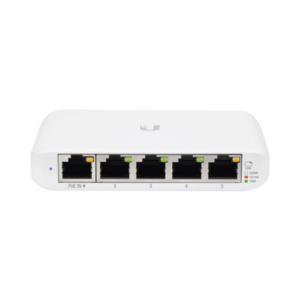 Switch UniFi Administrable Compacto de 5 Puertos 10/100/1000 Mbps, soporta entrada de PoE 802.3af/at