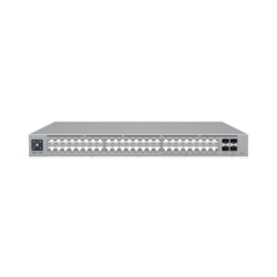 UniFi Switch Pro Max 48 POE, con funciones capa 3, 48 puertos (16 puertos 2.5 GbE (8 POE++ y 8 POE+) y 32 puertos 1 GbE (24 POE+ y 8 POE++)), 2 puertos SFP+ 10G, POE++ 720W, pantalla informativa