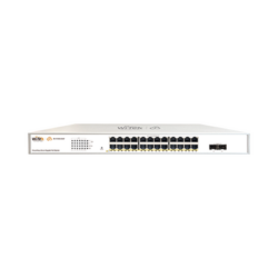 Switch Administrable PoE  / 24 puertos PoE af/at Gigabit /  2 x SFP Gigabit / Administración Cloud Gratuita / Presupuesto 370 W