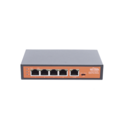 Extensor PoE / Entrada hasta 90 W / 4 puertos Gigabit PoE salida 802.3 af/at / Extensor PoE hasta 250 m / No administrable