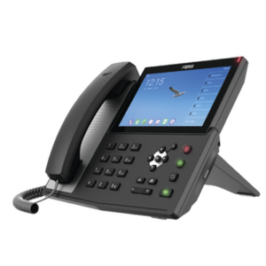 Teléfono IP  Android Empresarial para 20 lineas SIP, pantalla táctil, Wi-Fi y Bluetooth, PoE, hasta 112 botones DSS, puertos Gigabit, soporta recepción de video.