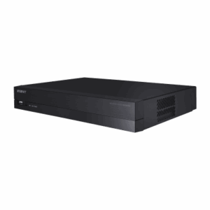 NVR 8 Megapíxel / 8 canales / H.265 / P2P Wisenet / 8 puertos PoE / Incluye 4TB para grabacion / NDAA