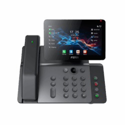 Telefono IP Wi-Fi, Handset Inalámbrico, Recepción de Video, 20 Líneas SIP, Puertos Gigabit, PoE con Puerto USB, Bluetooth.