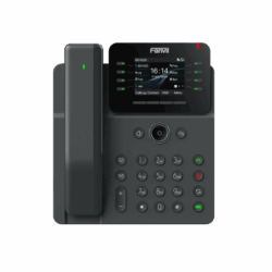 Telefono IP Handset Inalámbrico, 12 Líneas SIP, Conferencia 6 Vias, Puertos Gigabit, PoE, Pantalla 2.8