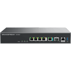 Dispositivo de Convergencia de Redes GCC6020 / Router VPN / Firewall de Próxima Generación / IP PBX / Switch de Red / 4 Puertos Gigabit Ethernet / 1 Puerto SFP+ 10 Gigabit / 1 Puerto 2.5 Gigabit / Administración en la Nube GDMS / Mont