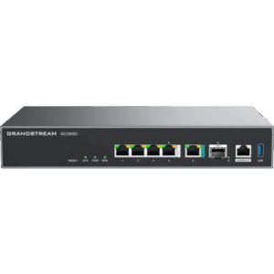 Dispositivo de Convergencia de Redes GCC6020 / Router VPN / Firewall de Próxima Generación / IP PBX / Switch de Red / 4 Puertos Gigabit Ethernet / 1 Puerto SFP+ 10 Gigabit / 1 Puerto 2.5 Gigabit / Administración en la Nube GDMS / Mont