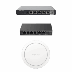 Equipos Ruijie DEMO Ideal para Probar Integraciones de Redes y WiFi 6 con CCTV