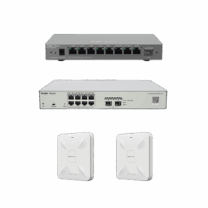 Solución Completa de Red para hasta 200 Clientes y hasta 4 servicios de Internet., Ideal para Iniciar un Proyecto de Hotelería u Oficina