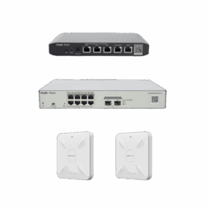 Solución Completa de Red para hasta 100 Clientes y hasta 2 servicios de Internet., Ideal para Iniciar un Proyecto de Hotelería u Oficina