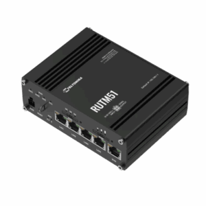 Router Industrial 5G LTE con 2 Ranuras SIM/ 5 Puertos Gigabit/ Wi-Fi con Doble Banda/ Soporta VPN Servidor-Cliente/ Compatible con RMS