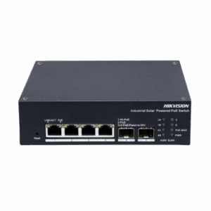 Switch Industrial con UPS / Administrable Gigabit / 3 Puertos Gigabit PoE+ (30 W) + 1 Puertos Gigabit PoE++ (90 W) / 2 Puertos SFP / 120 W Total / 48 a 57 VCD / Ideal para Proyectos / 300 Metros de Distancia