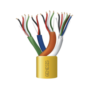 Carrete de Cable de 305 Metros / Color Amarillo / Compuesto por  6 x 22 AWG blindado, 4 x 18 AWG, 4 x 22 AWG, y 2 x 22 AWG / Para Aplicaciones en Control de Acceso