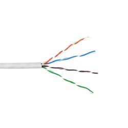 Bobina de Cable de 305 Metros UTP Cat6 Riser / Color Blanco / UL, CMR, Probado a 350 Mhz / Para Aplicaciones de CCTV, Redes de datos, IP megapixel, Control RS485
