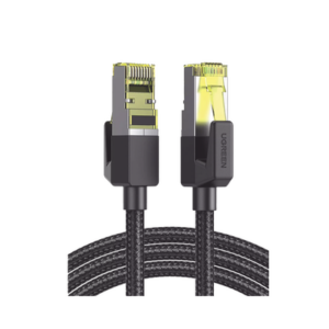 Cable Ethernet Cat7 CLASSâ… F/FTP Redondo con Malla de Nylon 5 Metros