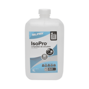 Alcohol Isopropilico para limpieza de equipos de vídeo, fibra óptica, cómputo, y equipo telefónico 1000 mL