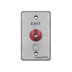 Botón tipo Hongo / Redondo Color Rojo con LED / Estético / NO y COM