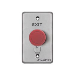 Botón de Paro de Emergencia / Salida de Emergencia / Color Rojo / Tipo Enclavado / NC, COM, NO / Uso Rudo