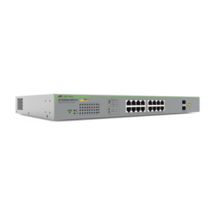 Switch PoE+ Gigabit WebSmart de 16 puertos 10/100/1000 Mbps (2 x Combo) + 2 puertos gigabit SFP (Combo), 185 W