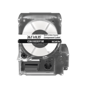 Casete de 100 Etiquetas, Para Placas de Pared, Identificación de 4 Puertos, Color Blanco