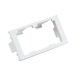 Inserto Plano de 1/3, Espacio para Dos Módulos Mini-Com®, Color Blanco Mate