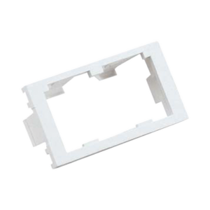 Inserto Plano de 1/3, Espacio para Dos Módulos Mini-Com®, Color Blanco Mate