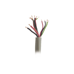 Bobina de Cable de 500 Metros / Color Gris / Sistemas de Alarmas de Intrusión y Control de Acceso / 5 Pares Calibre 22 / 1 Par Calibre 18 / Intemperie