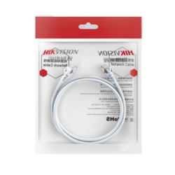 Cable de Parcheo (Patch Cord) / UTP / Cat. 6 (24 AWG ) / 0.50 Metros / Color Blanco/ Ideal para PoE+ / Interior
